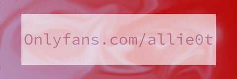 Leaked allie0t header onlyfans leaked