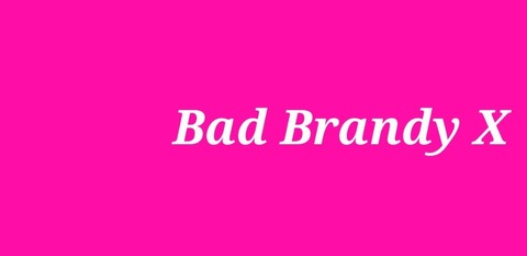 Leaked badbrandyx header onlyfans leaked