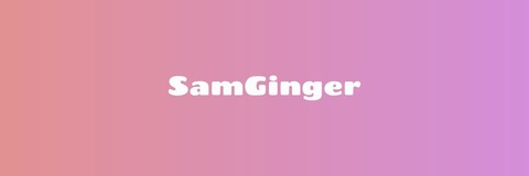 Leaked gingersamxxx header onlyfans leaked