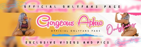 Leaked gorgeousaphro header onlyfans leaked