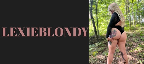 Leaked lexieblondy header onlyfans leaked