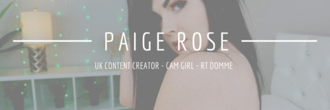 Leaked paigeroseuk header onlyfans leaked