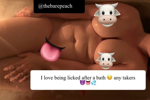 Leaked thebarepeach header onlyfans leaked